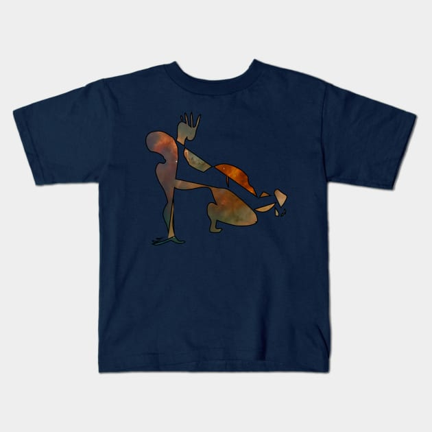 Space Step Kids T-Shirt by Voxglove